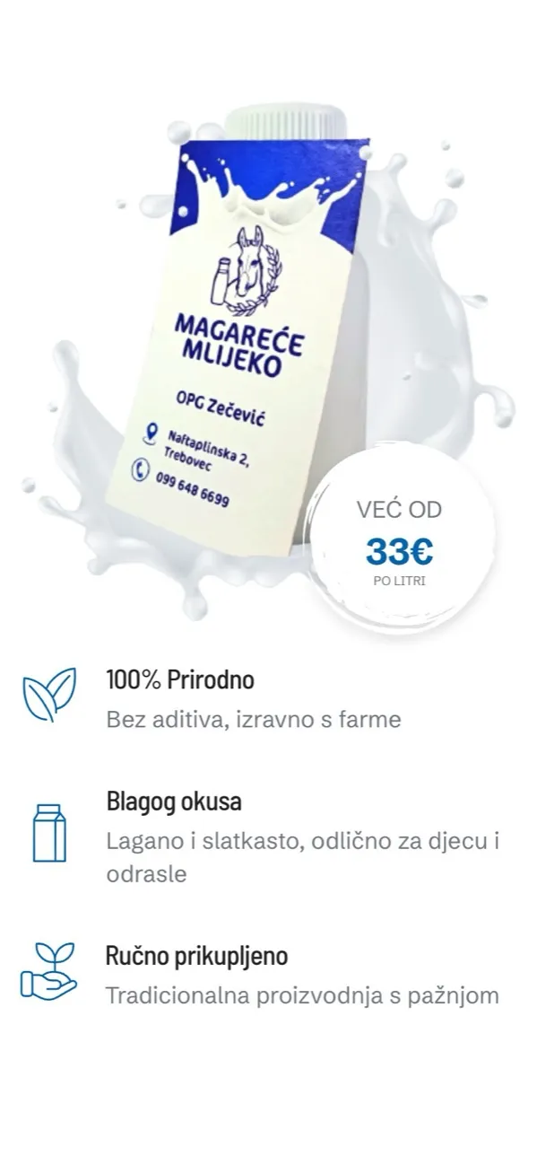 OPG Zečević: podstranica na mobitelu