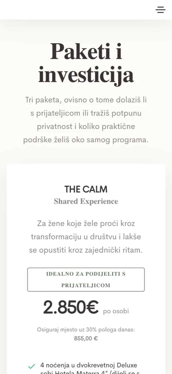 Grounded Serenity: podstranica na mobitelu